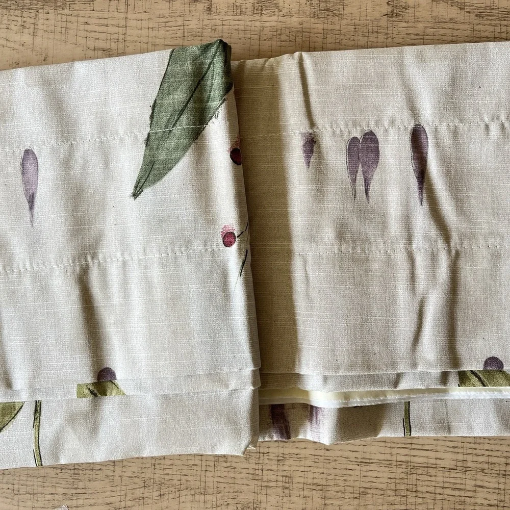 Lot of 4 Croscill Autumn Leaves 5741 Blouson Valance Vintage NOS 94 X 15